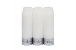 Candles Set of 6 45 x150 mm 